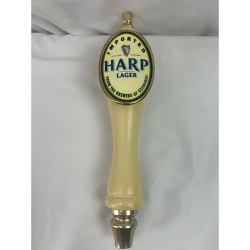Harp lager beer tap handle - lager,