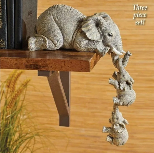 3pcs cute elephant family - elephant,
