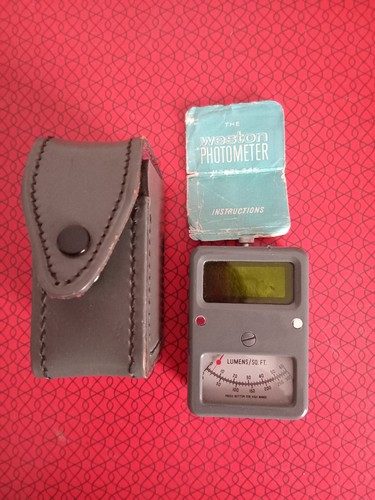 Vintage weston photometer with - vintage,