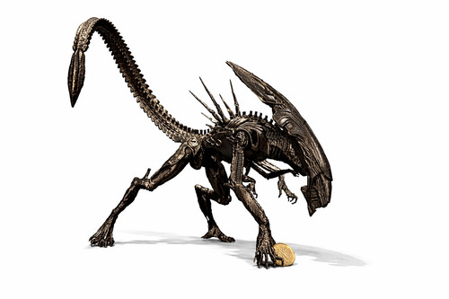 Printed alien xenomorph - alien,