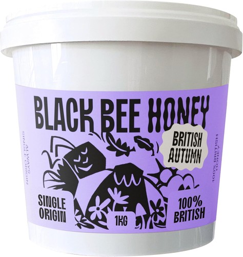 Black bee honey - honey, british