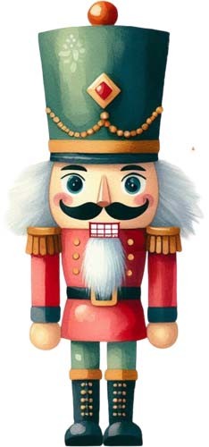 Christmas nutcracker wall art - christmas,