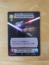 SWU Darth Revan's Lightsabers PQ Promo LOFP 19 Rare Planetary Qualifier