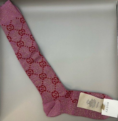 Gucci logo glittery socks - , gg