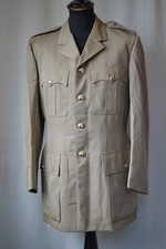Vintage RAF Officer R.E. City Ltd beige Dress jacket size medium 1/2 lined