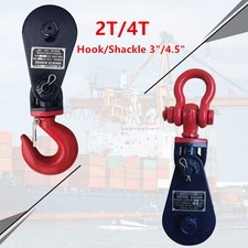 Snatch block with - 1t/2t/4t,
