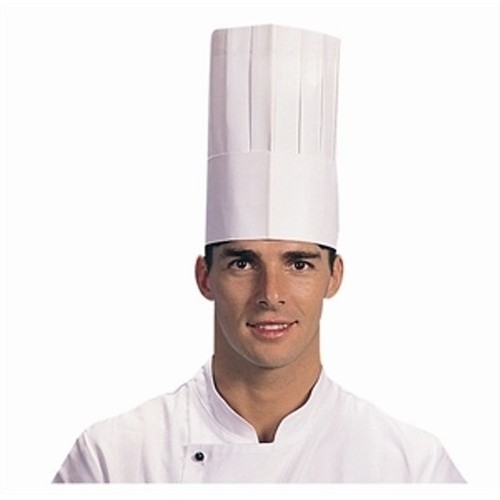 Chef hats white - hats,