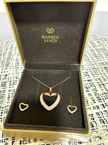 Warren james rose gold crystal - warren,