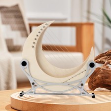 String lyre harp with - harp, stand