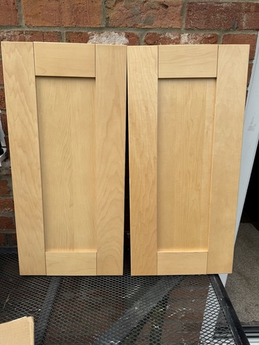 Pair kitchen doors solid - of,