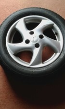 Peugeot 206 Alloy Wheel + Brand New Tyre 195 55R 15 85V