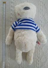 Clintons white teddy soft toy
