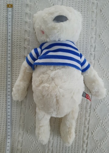 Clintons white teddy soft toy