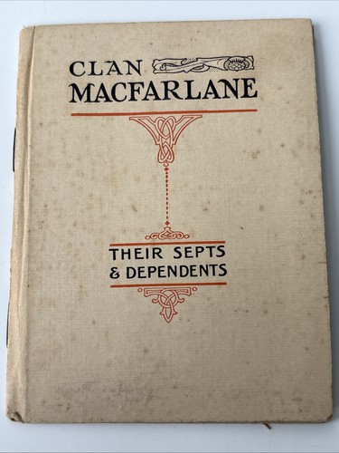 Miniature book clan septs - clan,