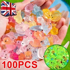100Pcs Mini Luminous Resin