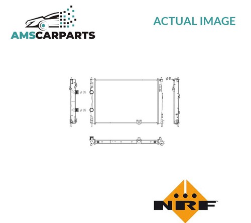Engine cooling radiator 53757 - cooling,