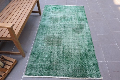 5x6 vintage rug green - vintage, rug,