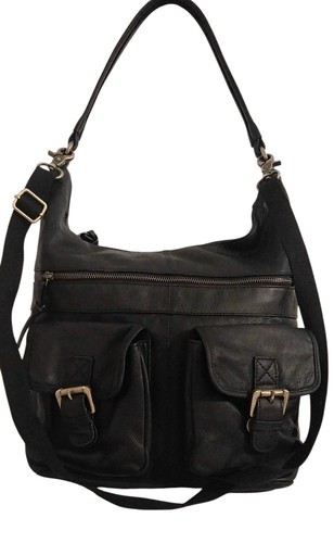 Fat face black leather - face,