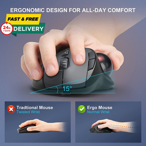 Wireless trackball mouse - trackball,