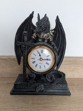 Ornamental Resin Dragon Figurine Clock