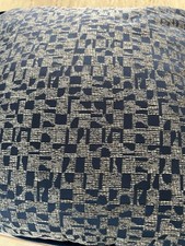 Next Cushions, beige/taupe with navy trim/pattern … 3no available