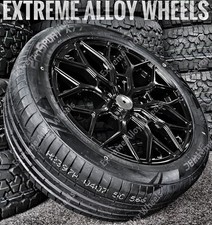 18" Black VC1 Alloy Wheels Fit Ford Transit Custom Mk6 Mk7 Mk8 + 235/50/18 Tyres