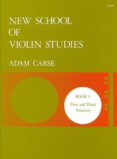 New School of Violin Studies - Book 3 Adam Carse Book [Softcover] Violin Stainer