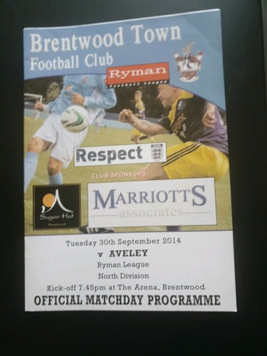 Brentwood town aveley - v, 30th