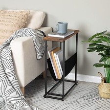 Wooden Narrow Side Table w/