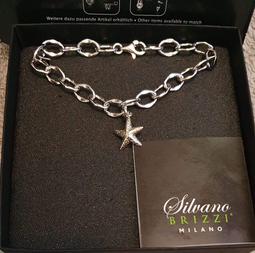 925 silver charm bracelet with - charm,
