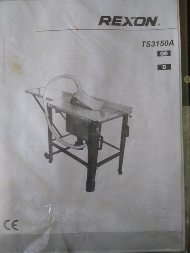 Rexon ts3150a table saw - rexon,