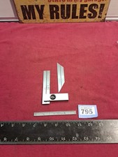 Vintage Moore & Wright Engineers 4" Adjustable Square No 416 Good Condition