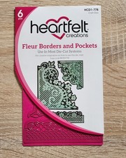 Heartfelt Creations Fleur Borders And Pockets Die Set