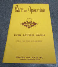 DIAMOND REO TRUCKS CARE AND
