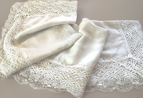 Vintage handmade ivory white - handmade,