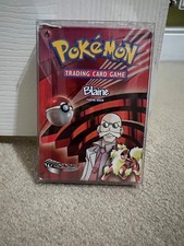 Empty NO CARDS Pokemon Theme Deck Original Gym Challenge Blaine Inc Protector