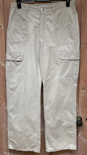 Zara Cargo Trousers Cream Eur 42 (W32?) (E-111)*