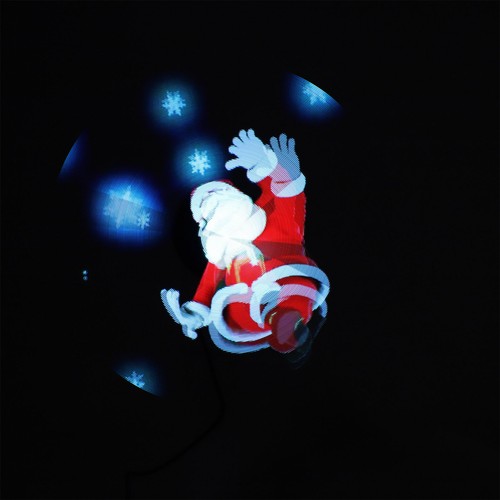 Hologram projector fan - hologram,