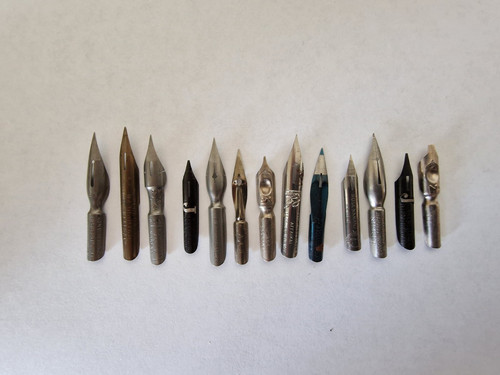 Dip pen nibs pre - 13, owned