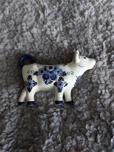 Vintage delft cow creamer - cow,