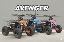 2025 AVENGER 50cc 49cc MINI QUAD BIKE ATV 2Stroke PETROL KIDS Birthday Xmas Gift