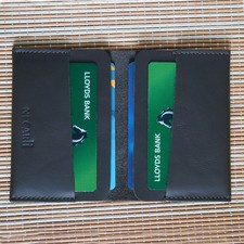 Real Leather Bifold ID Credit Card Wallet Slim Pocket Card Holder UK Seller