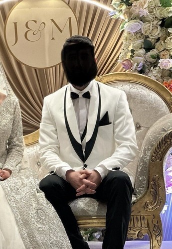 White tuxedo suit - suit, wore