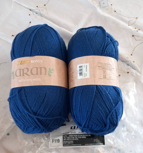 Aran knitting wool 400g - wool,