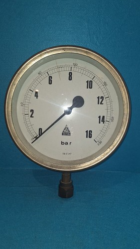 Antique pressure gauge - pressure, brass