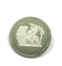 Wedgwood Green jasper  cameo