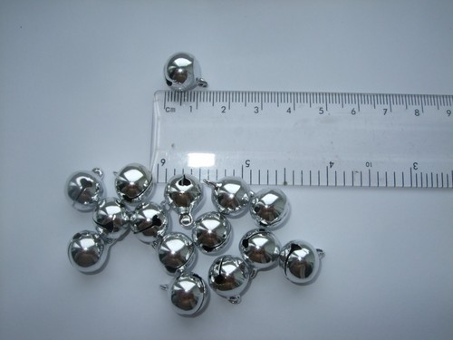 Silver coloured bells - silver,