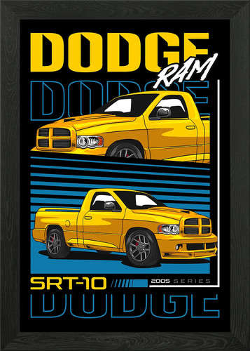 Heavy ram srt - car, framed