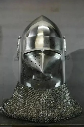 Medieval knight bascinet - medieval,