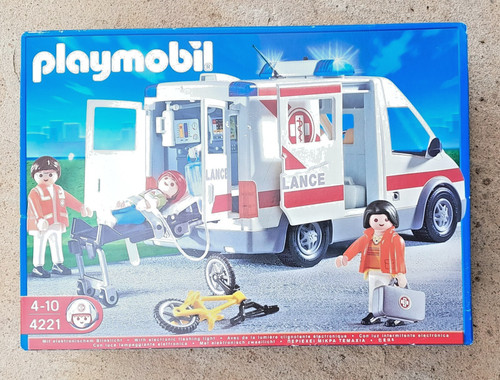 Playmobil ambulance 4221 very - playmobil, 4221.